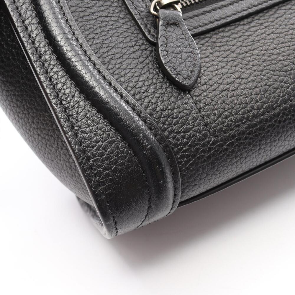 Celine Luggage 2way Shopper Handbag Leather Black - Picture 8 of 9